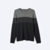 Stripe crew knit