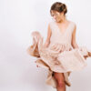 Chiffon pleats dress